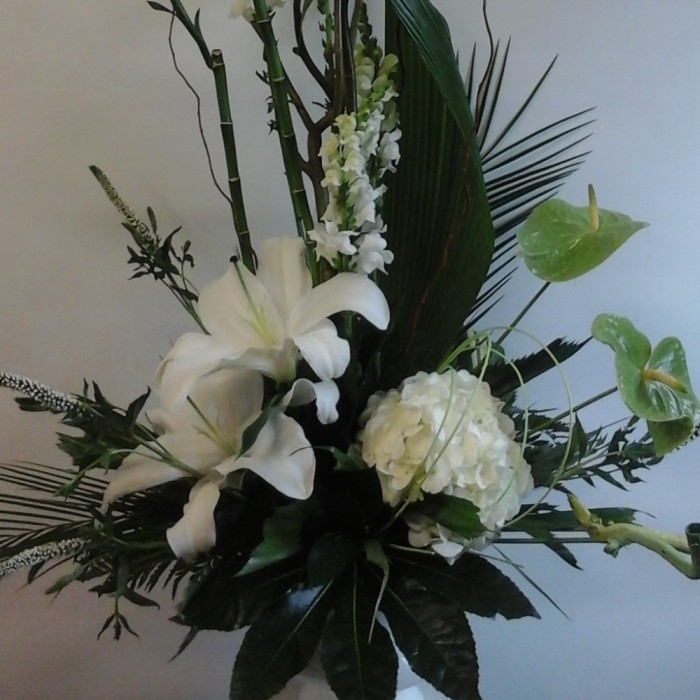 Bouquet de fleurs de soie